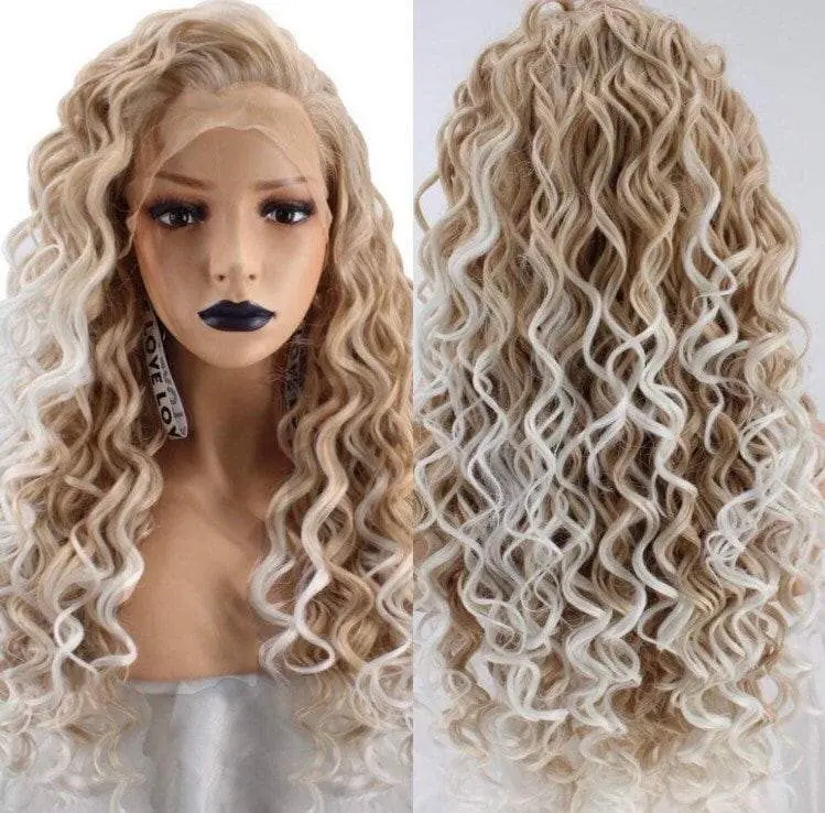Blonde Human Hair Full Lace Wig 20-22 inches!! Part Anywhere  display picture 1