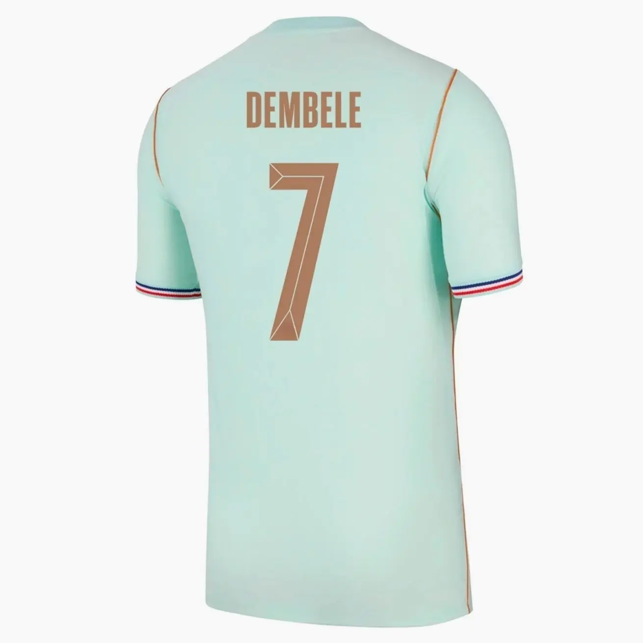 Unisex Soccer Mens Athletic Short Sleeve Football Shirt Sports Fan Training Top Breathable Lightweight Casual Streetwear Dembele 2026 Home Stadium Replica Jersey - Blue