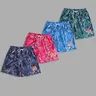 Men's All Over Print Drawstring Waist Beach Shorts, Regular Fit Casual Comfy Swim Shorts for Summer, Men's Shorts for Beach Vacation, Beach Swim Trunks, Shorts Swimwear, Clothing, Outdoor