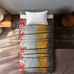 360 stand Twin Extra Long Abstract Tree Nature Art Duvet Cover - Smooth Fabric Contemporary Bedding, Home & Office Decor Textiles & Soft Furnishings, Decorative Duvet Cover