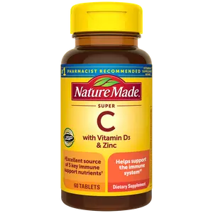 Nature Made Super C Vitamin Supplement with Vitamin D3 & Zinc