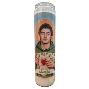 Custom Luigi Devotional Prayer Saint Candle