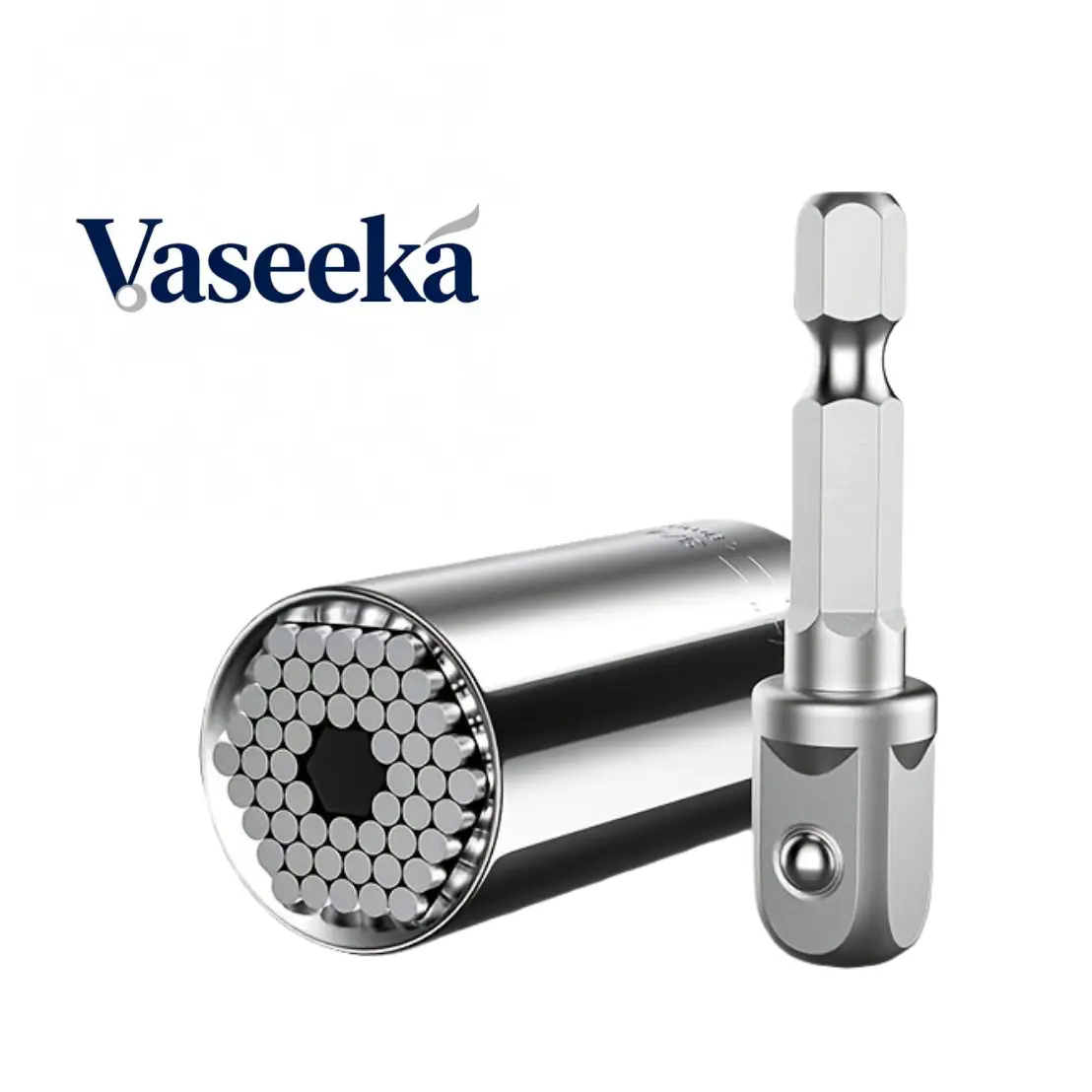Vaseeka Universal Magic Socket - Auto-Adjusts to Multiple Sizes, Effortlessly Tightens/Loosens Screws, Heavy-Duty Multifunctional Wrench, Essential Heavy Duty Tool for Toolbox