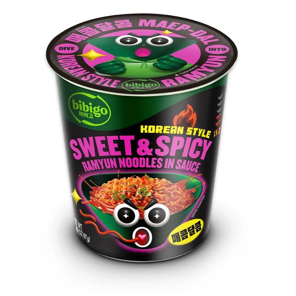 Sweet & Spicy Korean-Style Sauced Instant Ramyun Noodles