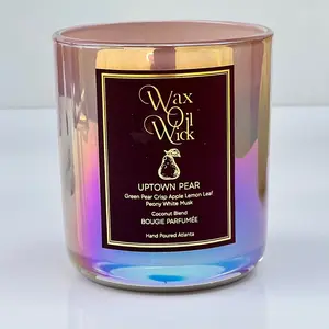 Green Pear fuity  Scented Candle Gift