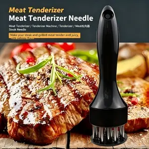 Meat Tenderizer Tool, 21 Stainless Steel Needles, Manual Meat Tenderizer for Steak, Pork, Beef, Chicken, Kitchen Gadget for BBQ & Cooking