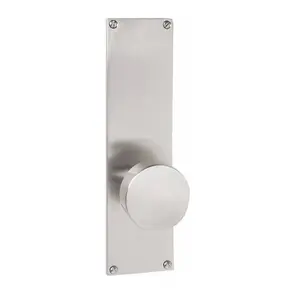 Emtek 8113.LSUS4.TRUS19.LH SELECT Passage , Sideplate Locksets Modern Non-Keyed 9" , L-Square Stem , Tribeca Handle.LH