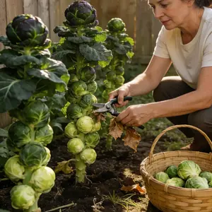 Heirloom Brussels sprouts seeds-4000PCS High Germination | Easy to Grow on Balcony | Crisp & Sweet | Light Meal Veggie Seeds