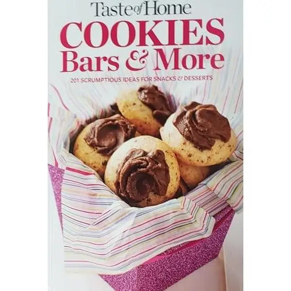 USED Book - Taste of Home: Cookies, Bars and More by RDA Enthusiast Brands, LLC. Staff (Like New Soft Cover, 0.62 lbs) - English, 0.62 Pounds
