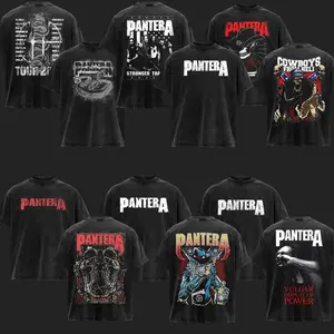 (Collection)Pantera Shirts Rock Music Shirts Pantera short-sleeved shirts ,Vintage Band Shirts Casual Comfort Cotton Fabric Fit Top , Top Men's and Women's Clothing .