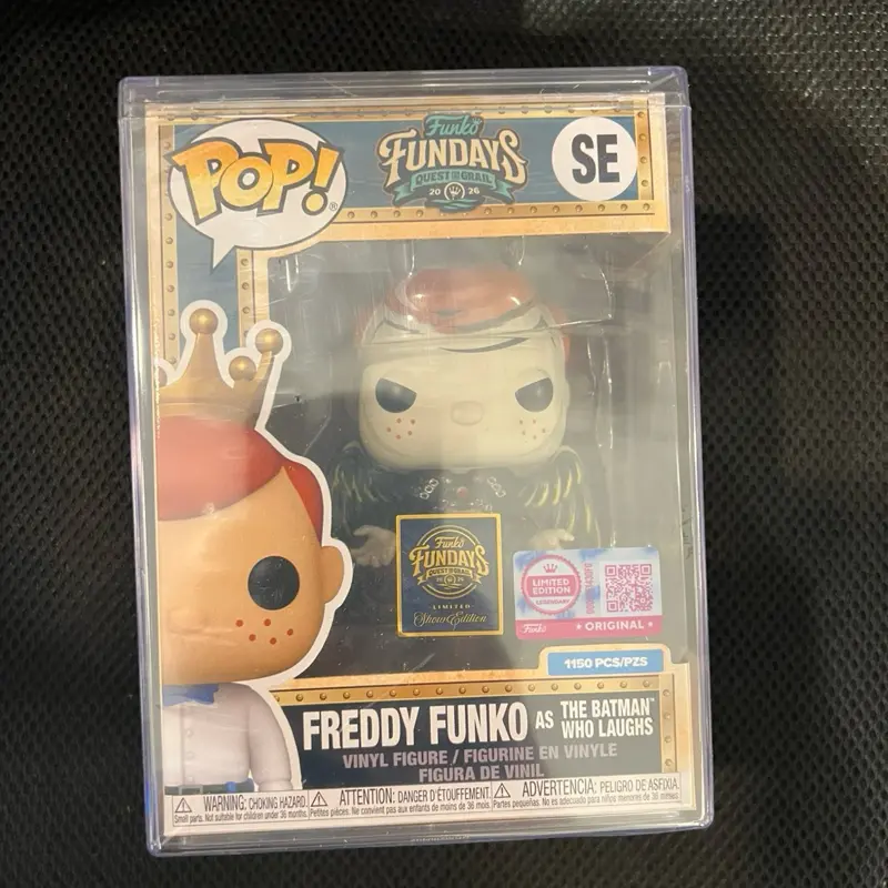 Freddy funko as Batman who laughs