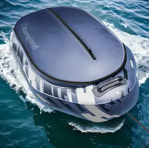 Rangland Adventure-30 Kayak River Cooler with Tow Rope, Insulated Heavy Duty PVC, Floating Inflatable Design, Great for Boating and Kayaking (Midnight Blue)