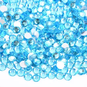 Aquamarine Glass Rhinestones