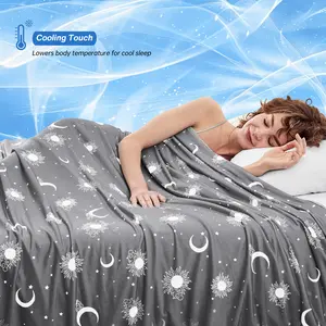 【Early Bird Sale】Inhand Cooling Blanket Queen Size, Summer Blankets for Hot Sleepers & Night Sweat, Thin Blanket Cold Cool Lightweight Cooling Blanket for Couch Bed,Breathable Cooling Blanket,Light Blanket for Hot Sleepers,Comfy Bedding,Gift for Summer