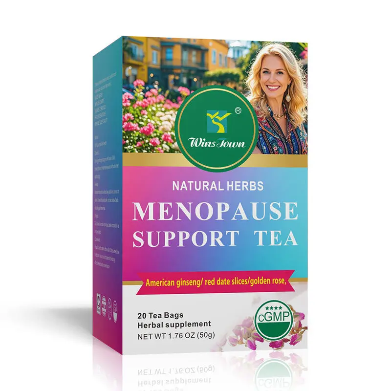 WinsTown Women’s Natural Herbal Tea, 20 Individually Wrapped Tea Bags, All-Natural Mixed Botanical & Floral Hot Brew Tea, Premium Herb Blend For Daily Hot Beverage Choice