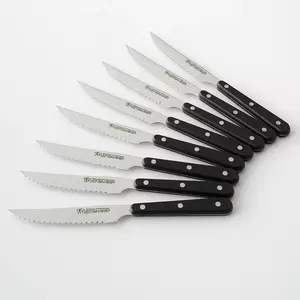 Henckels Eversharp 8-Piece Steak Knife Set – Effortless Cutting with Serrated Precision