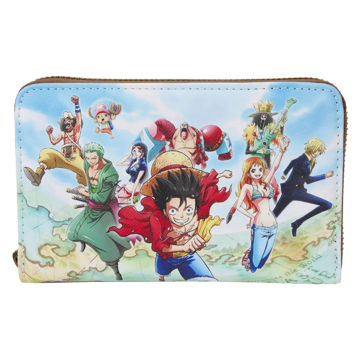 One Piece 25th Anniversary Straw Hat Pirates Zip Around Wallet