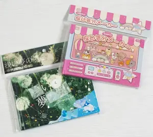 72 Sheets Dreamcore & Kawaii Y2K Sticker Book (Single/Bundle) - Mixed Material Holographic PET Decals for Surreal Junk Journal Bujo
