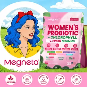 (60 Billion CFU) Women’s Probiotic Gummies：14-in-1 Formula with Patented Probiotics, Prebiotics, Cranberry & Fresh Herbs (Chlorophyll & Parsley) for pH Balance, Lubrication & Odor Control | Feminine Care | Fresh Mint, 60 Gummies