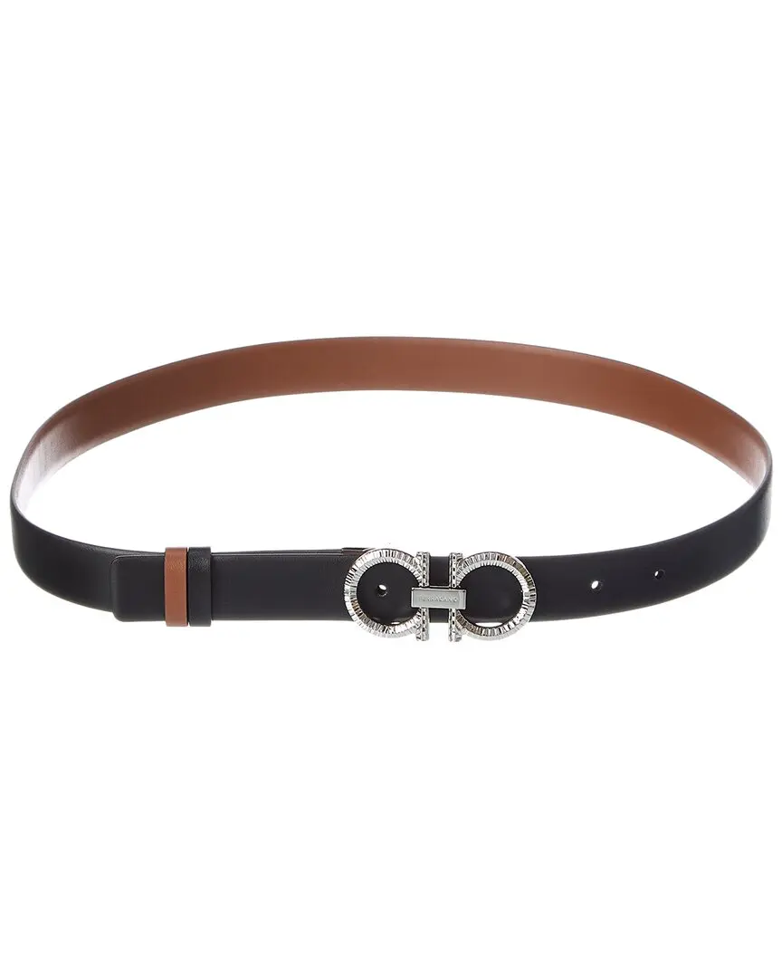 Ferragamo Gancini Reversible Leather Belt