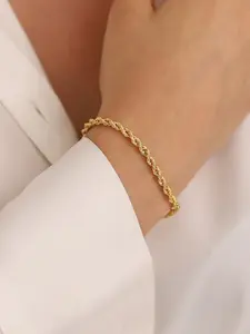 Twist Rope Bracelet, Twisted Bracelet, Casual Classic Design, Stainless Steel, Unisex, All Seasons, Perfect Gift for Loved Ones