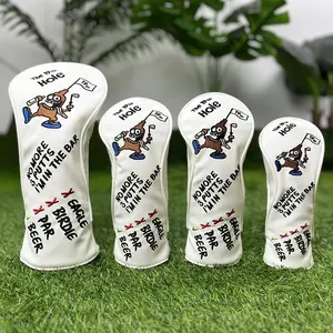 Quirky Pirate Design Golf Club Head Cover, Durable Waterproof Safe Protection, Unique Gift for Golf Enthusiasts, Halloween & Christmas, Golf Accessories