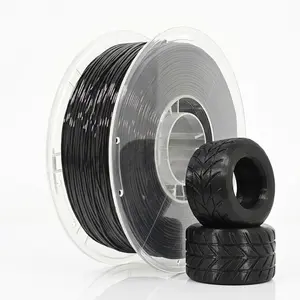 Tpu95a Filament 1.75mm, 250g Small Roll/1kg Large Roll, High Elasticity Anti-Break Gel Wire, Ideal for 3D Printing Foot Pads, Flexible Models