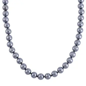 Shop LC Terahertz 580.00 ctw Beaded Necklace in Stainless Steel 20 Inches