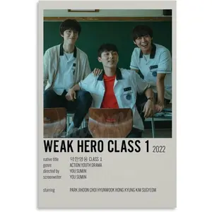 Weak Hero Class 1 Korean TV Cover Poster Movie (4) Canvas Posters And Prints Wall Art for Living Room Bedroom Decor 08x12inch(20x30cm)