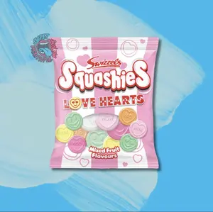 Smarties Squashies Love Hearts 5 Ounce Peg Bag (1 Pack) candy Snack Sweet