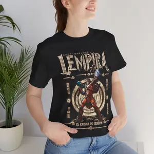 LEMPIRA El cacique de Cerquin Lenca – Ancient Warrior Anime Streetwear T-Shirt