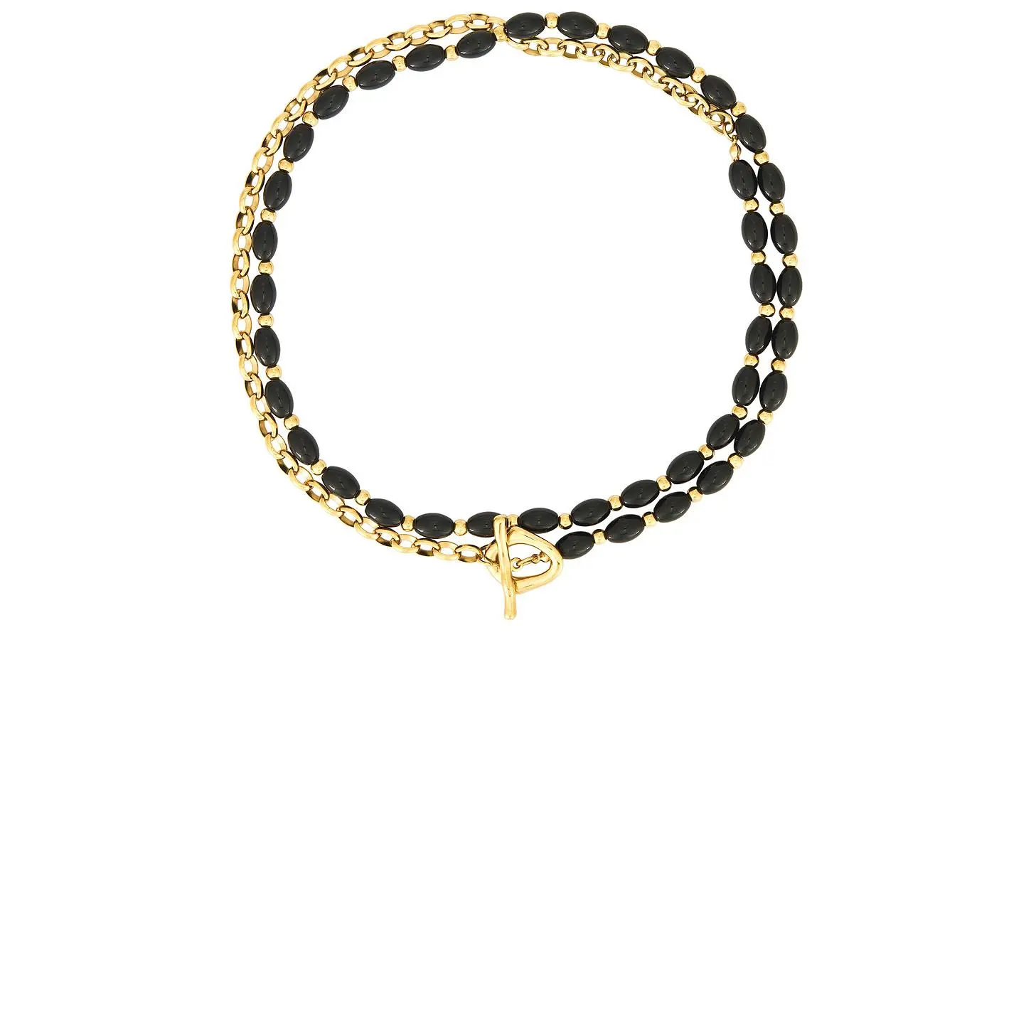 BRACHA Catalina Necklace in Black Agate