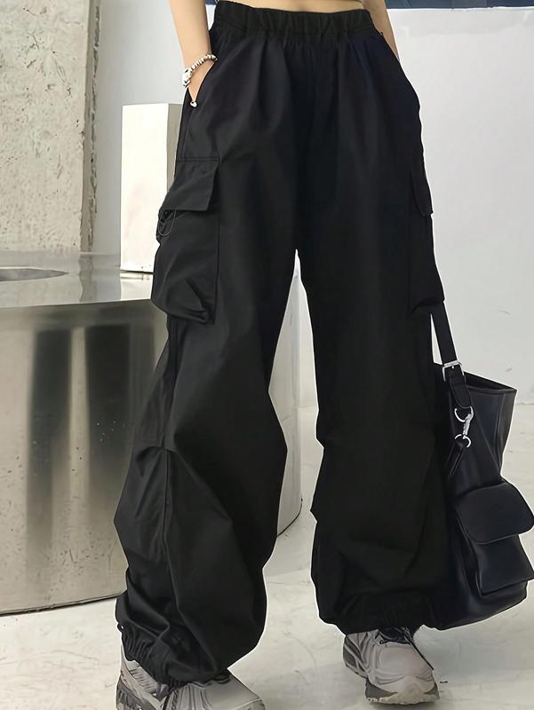 1PCS Girls Teenagers Casual Trendy Sports Exercise Outdoor Cargo Pants With Large Pockets Work Pants Spring Summer Autumn Size8-16Y