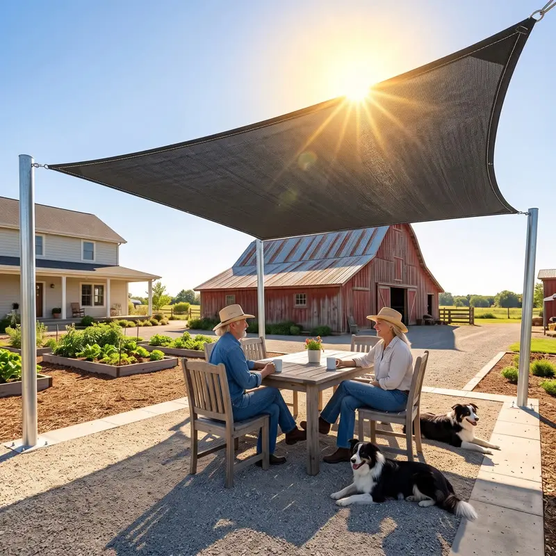 10×13ft Black Heavy-Duty uv-resistant Sunshade Net, Thickened Edge UV Resistant Breathable Mesh, Foldable Lightweight Dustproof Canopy Equipped with Reinforced Rivet Snap Fasteners for Garden Greenhouse Use