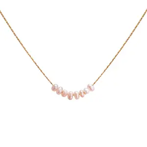 Andrea Pearl Cluster Necklace