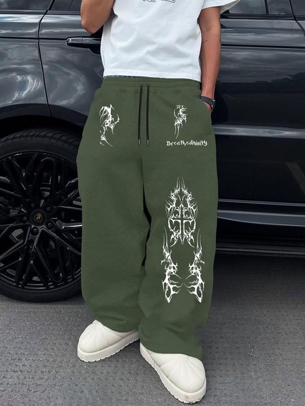 Men's Multi-Color Casual Sweatpants, Loose Fit, Gothic Print, Drawstring Waist, Comfortable Street Style, Ideal for Daily Wear, Sports, Parties, Soft Comfy Sweatpants Men's Multi-Color Casual Sweatpants, Loose Fit, Gothic Print, Drawstring Waist, Comfortable Street Style, Ideal for Daily Wear, Sports, Parties, Soft Comfy Sweatpants