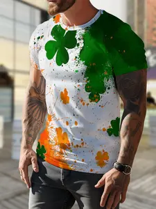 26 Year Latest Ink Pattern, All-Season Comfort, Fitted Short Casual Clothing for Ireland