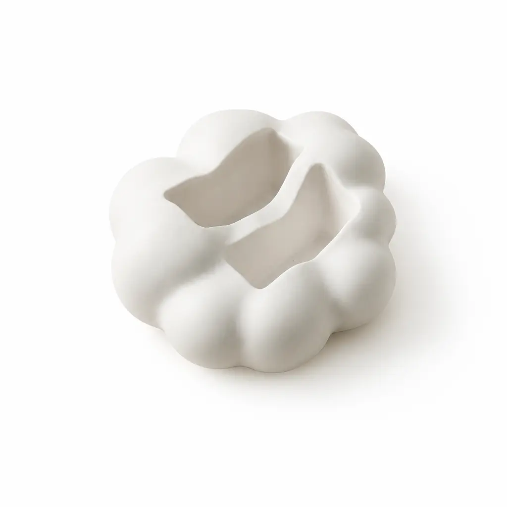 Cloud Remote Holder - Charming Cloud Design for Dual Remote Storage - Stable & Secure with Weighted Base - Durable & Easy to Clean - Neat and Stylish Decor