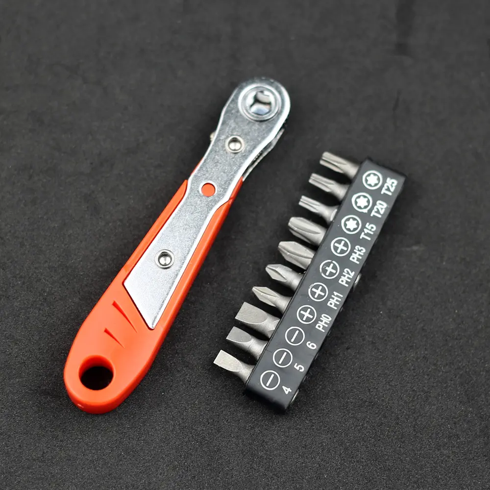 Ratcheting Wrench Set，Right Angle Screwdriver，Multifunctional Screwdriver Set for Small Spaces high quality hardware，Convenient tool