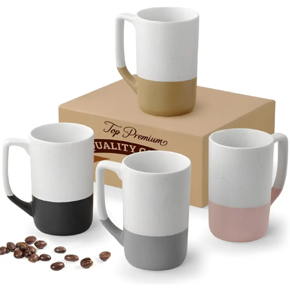 4 oz ceramic coffee mug Gift Bundle - Beldi Ceramic Cups & Tray - Avail. in 4oz and 8oz