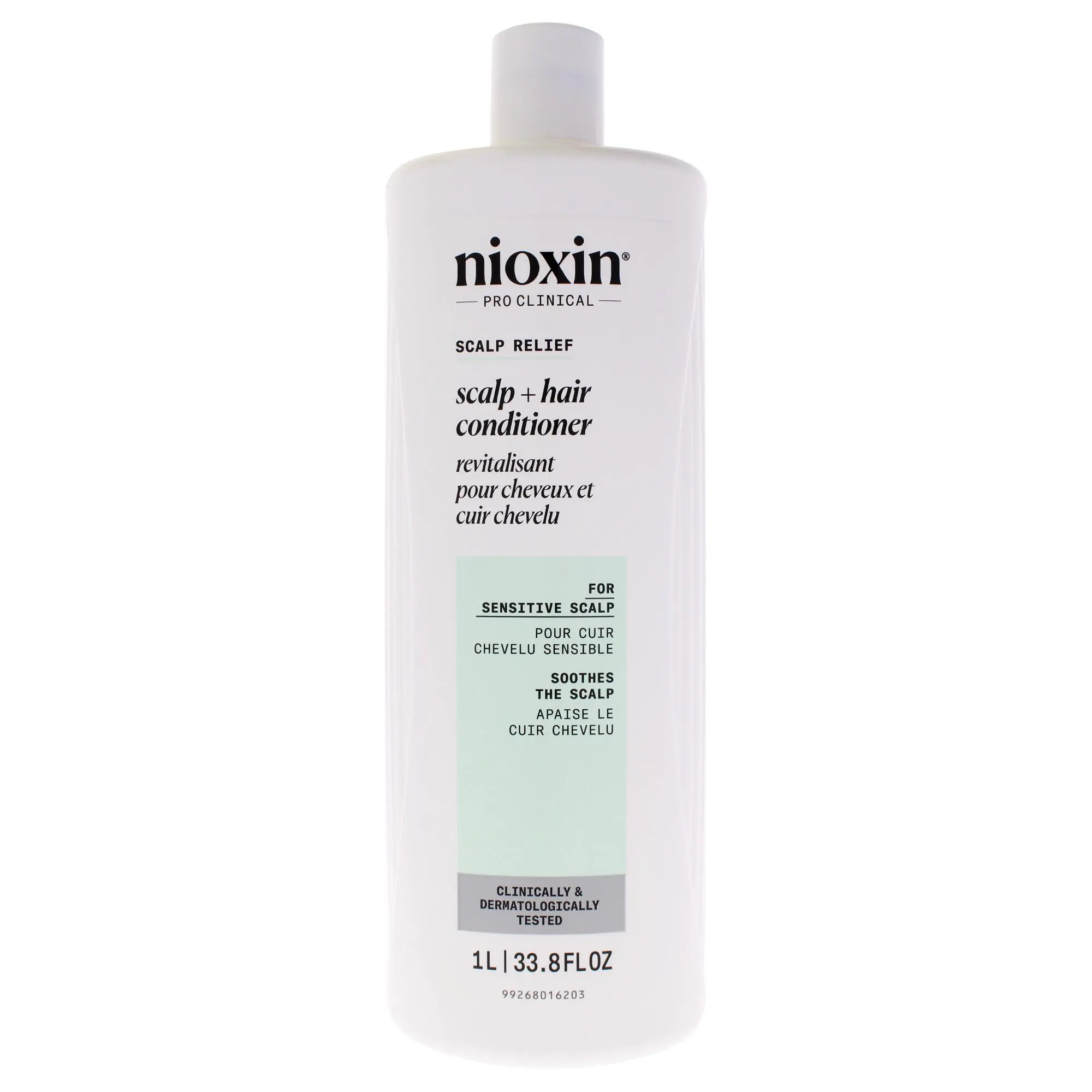 Nioxin Scalp Plus Hair Conditioner - Unisex Hair Care for Sensitive Scalp, Clinically Tested, 33.8 fl oz, Easy to Apply, Bottle