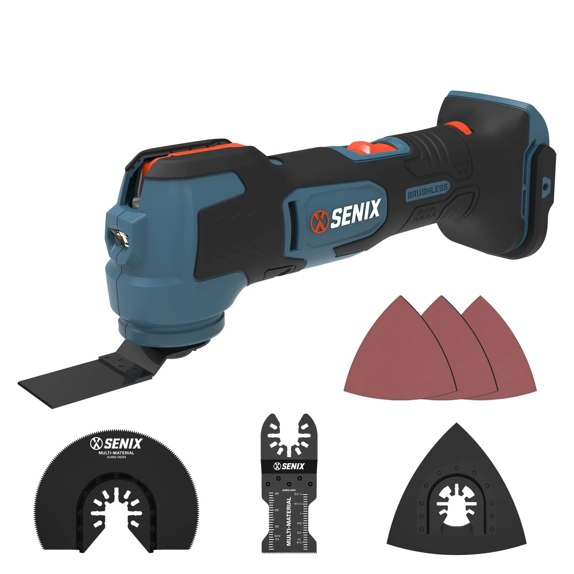 SENIX 20V Cordless Oscillating Multi-Tool for Home Repairs, DIY Renovations