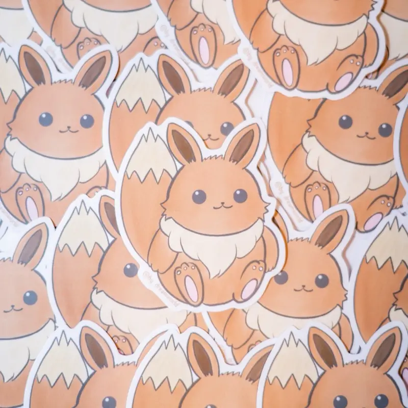 Eevee Matte Sticker