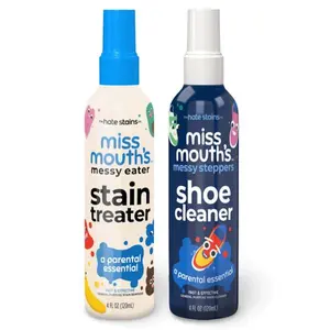 Miss Mouth's Messy Eater Stain Treater and Messy Steppers Shoe Cleaner Magic Duo - Stain Remover and Shoe Cleaner