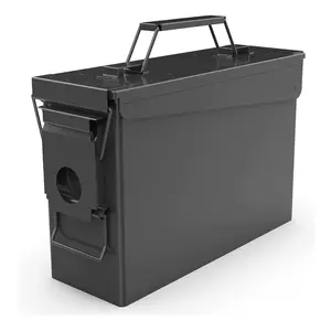 Heavy Duty Metal .30 Cal Ammo Can – Waterproof Military-Style Ammunition Storage Box