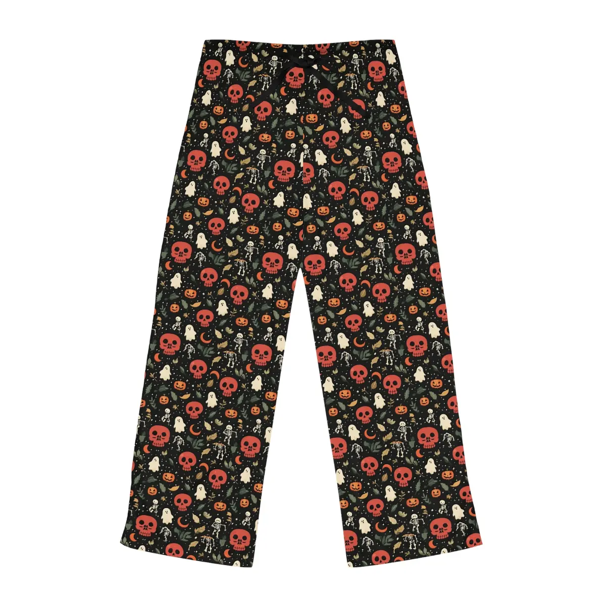 Ghost, Pumpkin, Skeleton Women's Pajama Pants