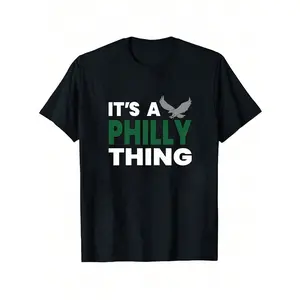 It's A Philly Thing Philadelphia Football Sports Eagles Men T-Shirt Vintage Black Unisex T Shirt - Casual Shirt, Unisex Shirt, Soft Fabric, Breathable, Short-Sleeved Retro,Loose-Fit Unisex Style T-Shirts,High Cost Performance