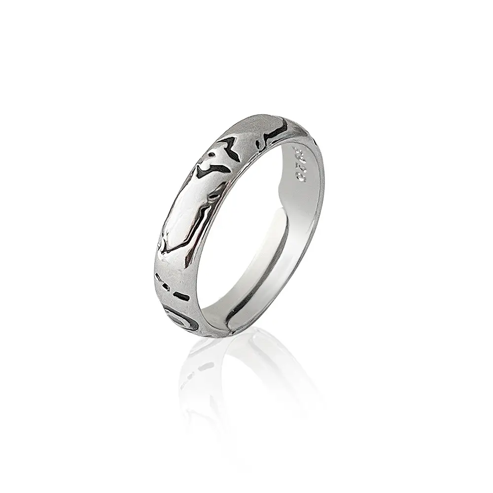 Anime-Inspired Ryomen Sukuna Adjustable Ring, 17mm Cosplay Jewelry Accessories for Party Supplies, Premium Materials Gift