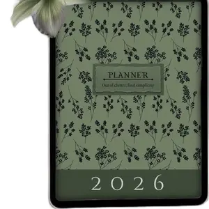 2026 Daily Planner - Organizer for Personal, Work Scheduling with Monthly, Weekly, Daily Layouts