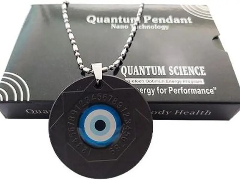 Emf Protection Eye of Horus Evil Eyes Blocker Amulet Necklace,Meditation Blocker Shield Energy Necklace(43mm)
